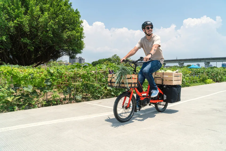 The Quick Haul e-cargo bike may be eligible for your local e-bike subsidy program