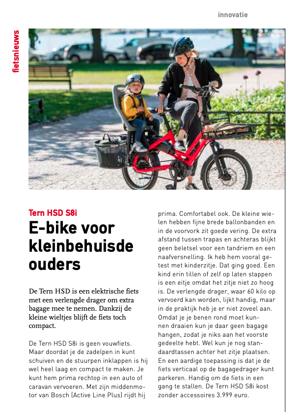E-bike voor kleinbehuisde ouders - VogelVrije Fietser