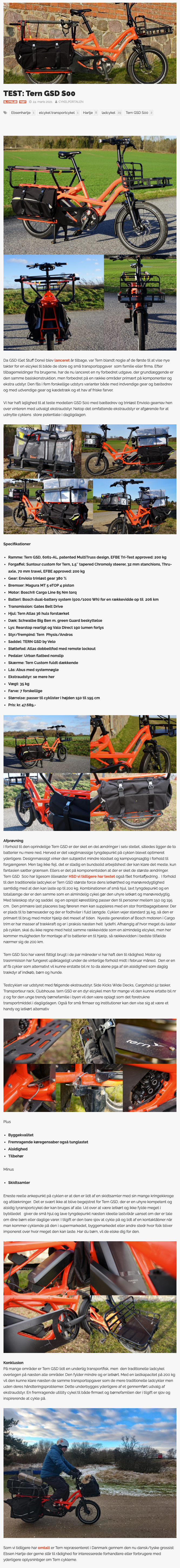 Test: Tern GSD S00