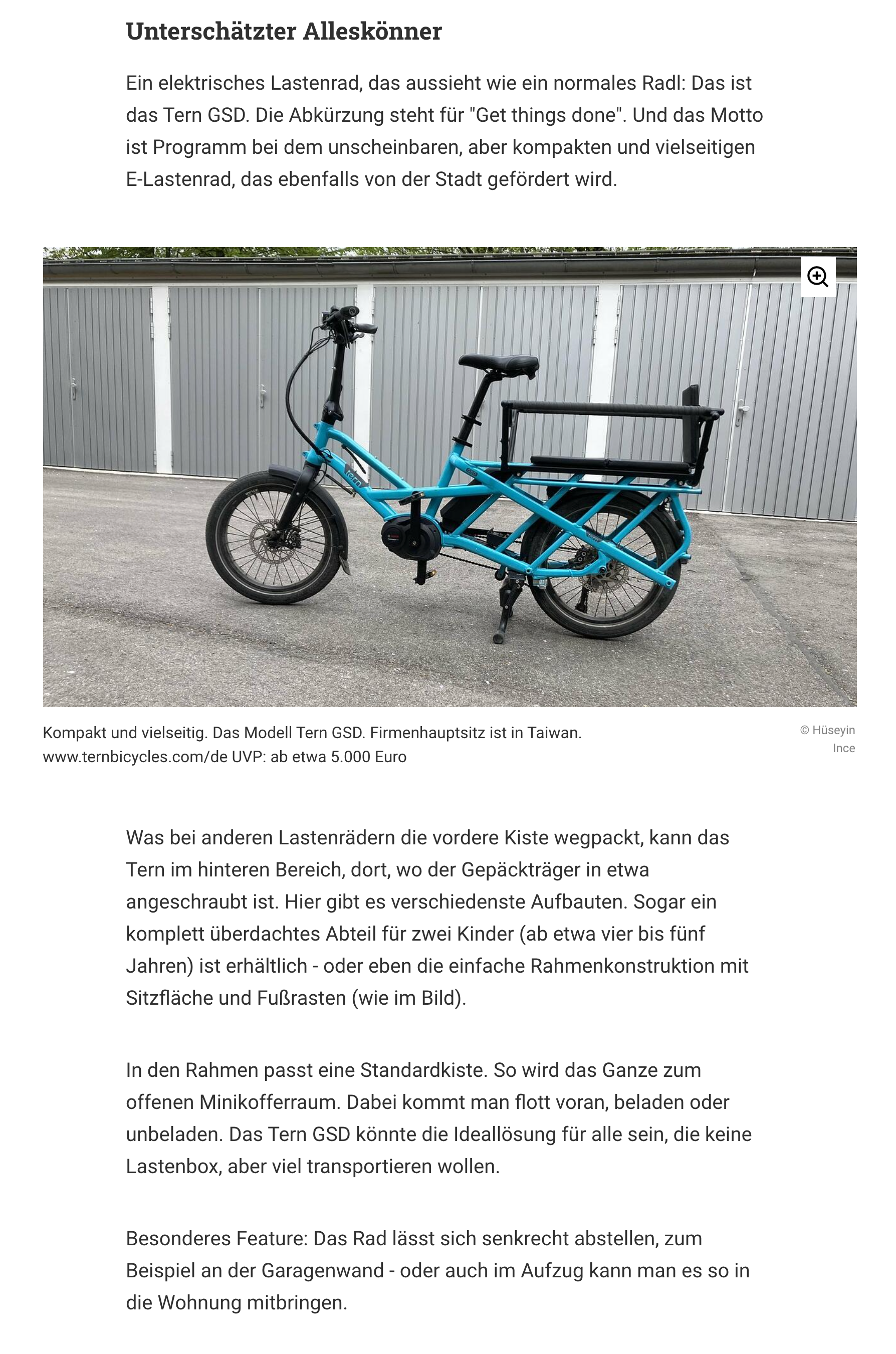 AZ-Check- Das sind die besten Lastenräder - Abendzeitung