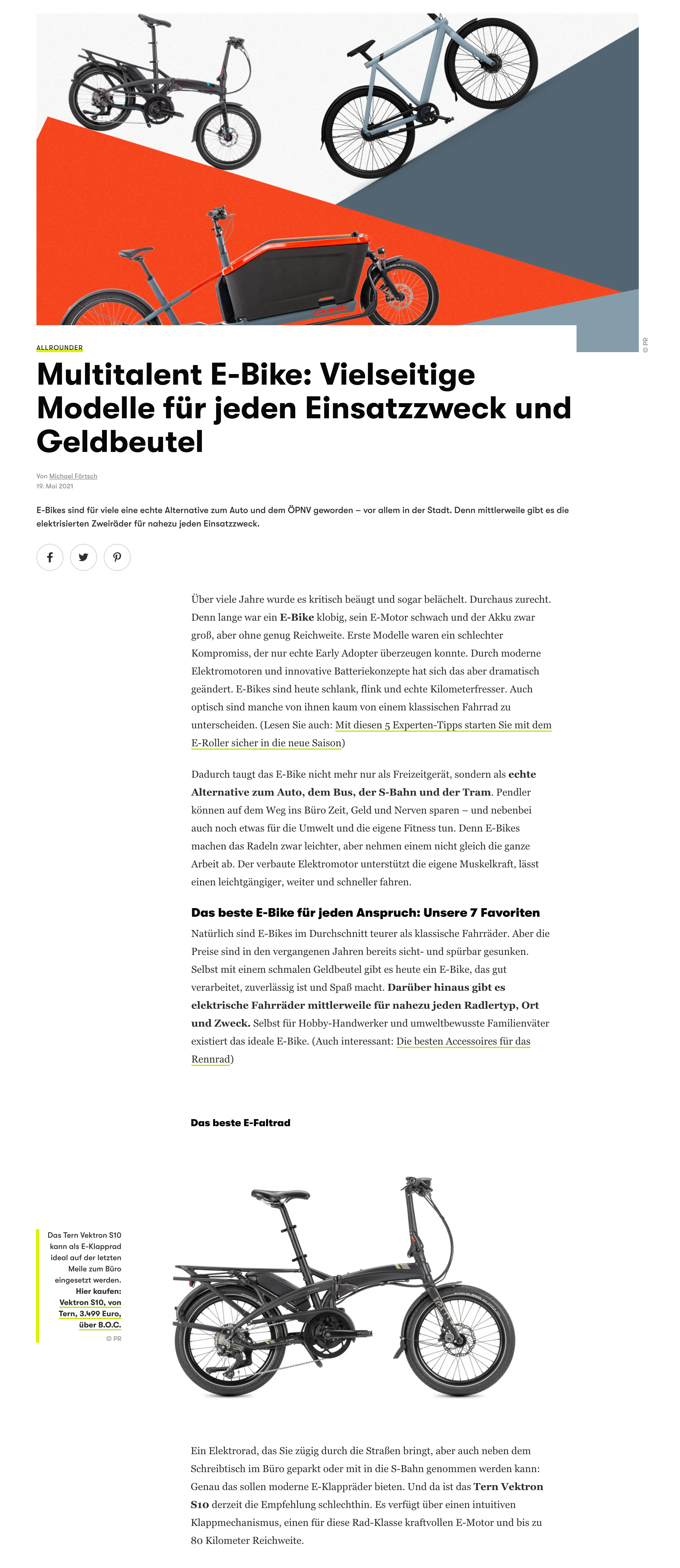 2021.05.19 - Multitalent E-Bike- Vielseitige Modelle für jeden Einsatzzweck und Geldbeutel - GQ.png Multitalent E-Bike- Vielseitige Modelle für jeden Einsatzzweck und Geldbeutel - GQ