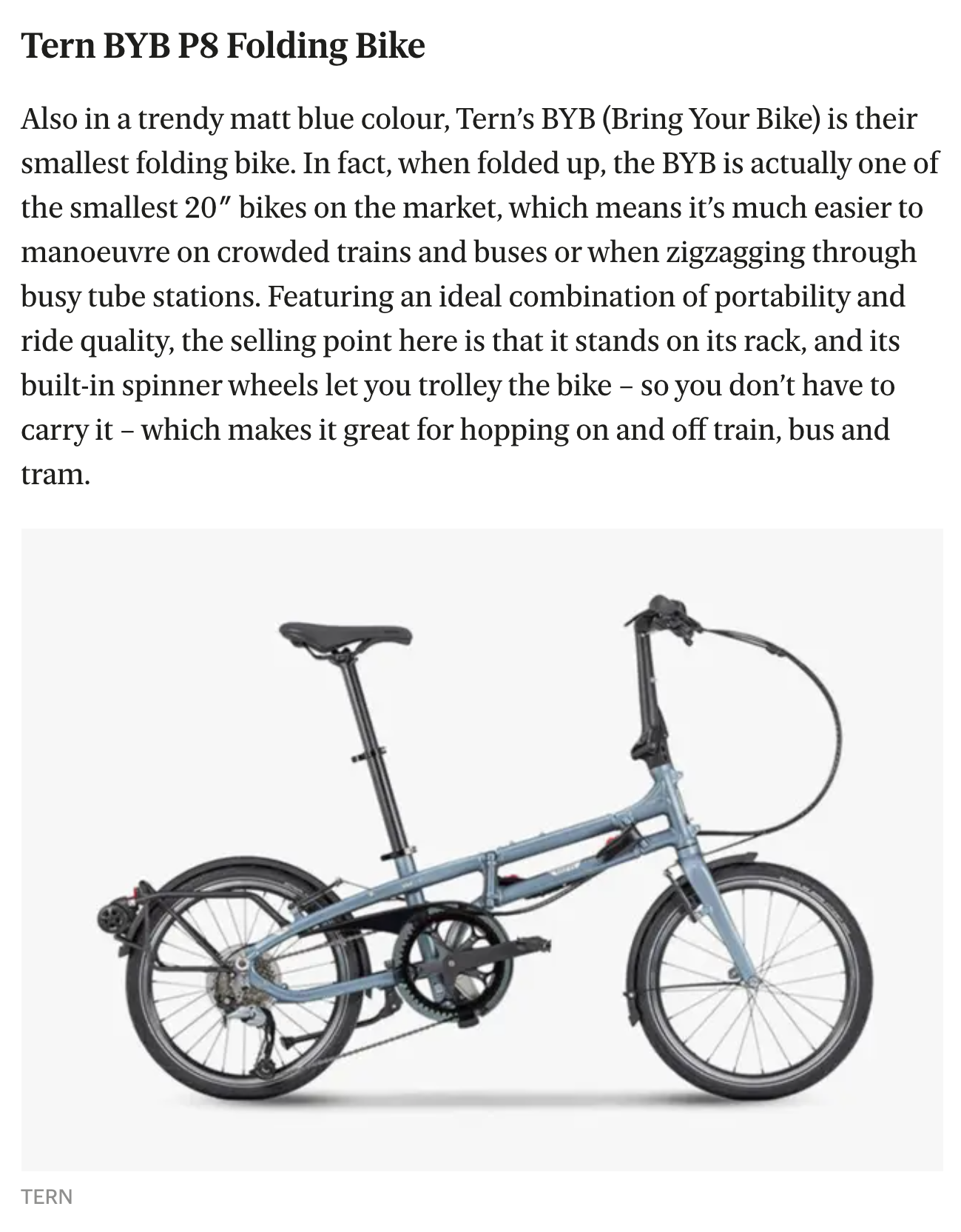 2021.07.23 - Best folding bikes for commuting - The Evening Standard.png Best folding bikes for commuting - The Evening Standard