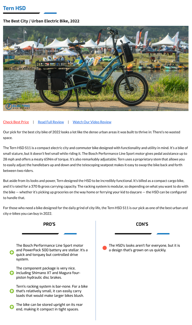 2022.07.17 - Best Electric Bikes 2022 - Electric Bike Report