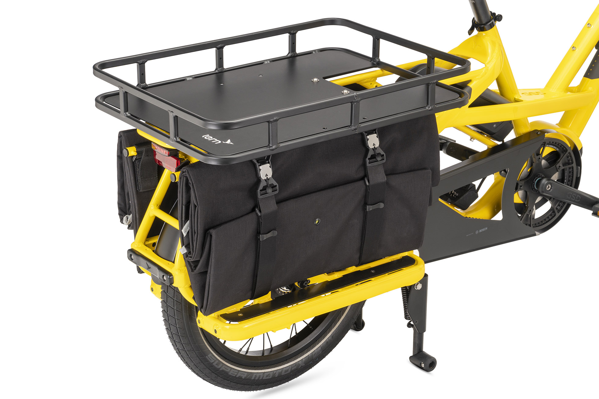 Shortbed Tray on GSD - Rear rack cargo carrier on bike
