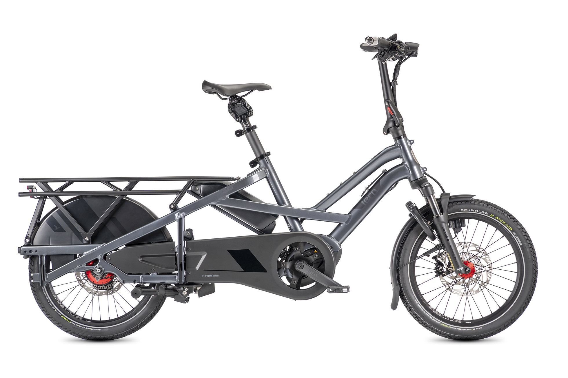 GSD Gen 3 iron grey unfolded bike