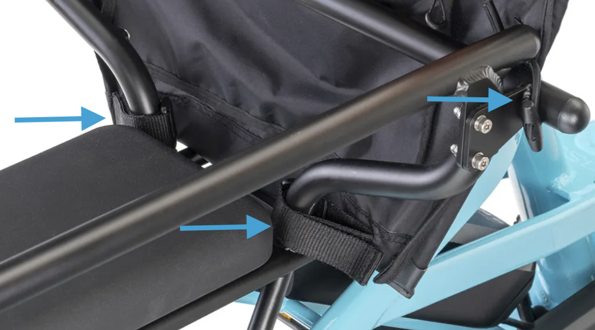 Sun Shield front straps and loop on Clubhouse