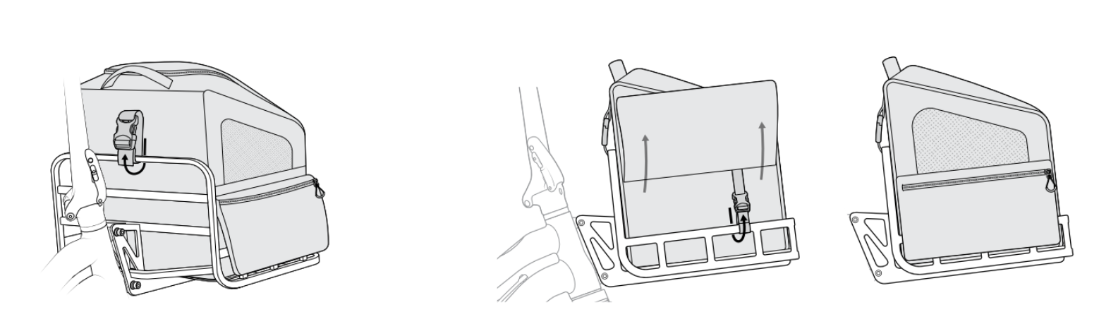 How to attach RuffHouse to Transporteur Rack