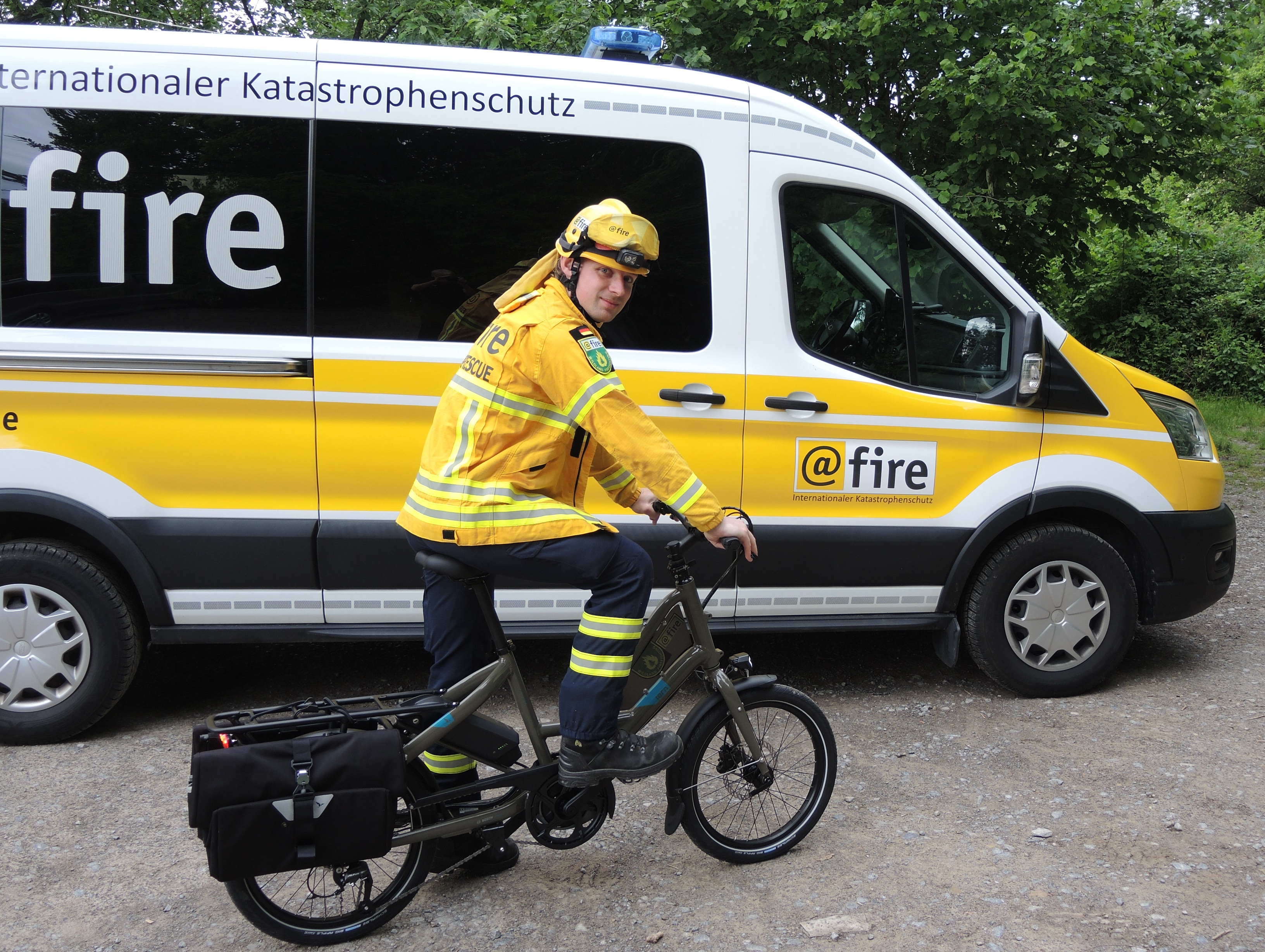 @fire to use electric cargo bikes to support disaster relief