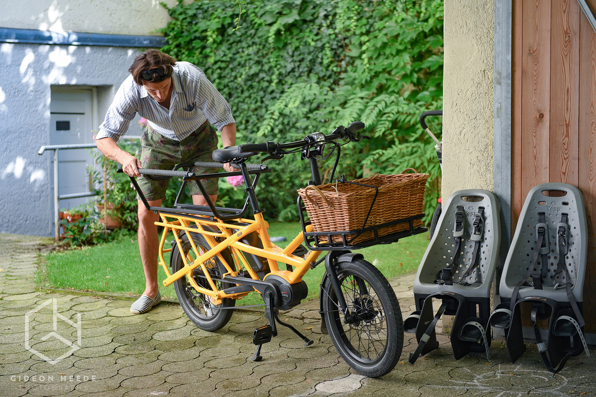 fahrrad mit kindersitz hinten