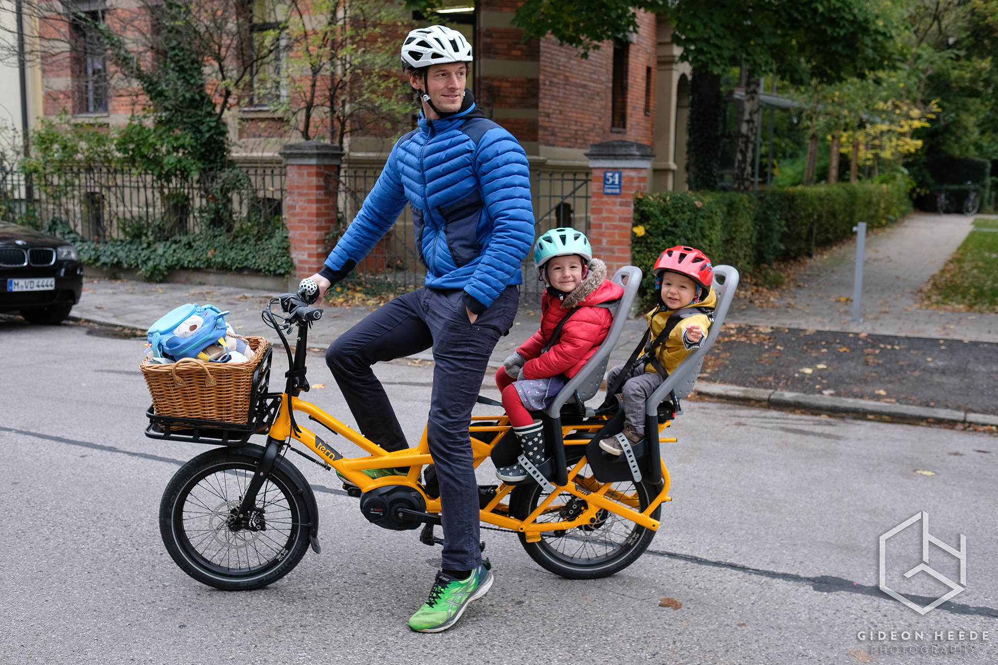 fahrrad mit kiste für kinder vorne