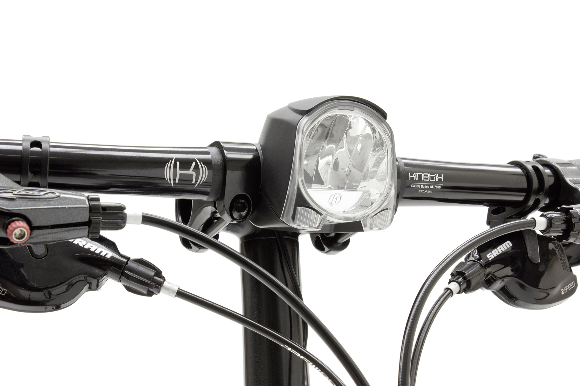 under stem bike light