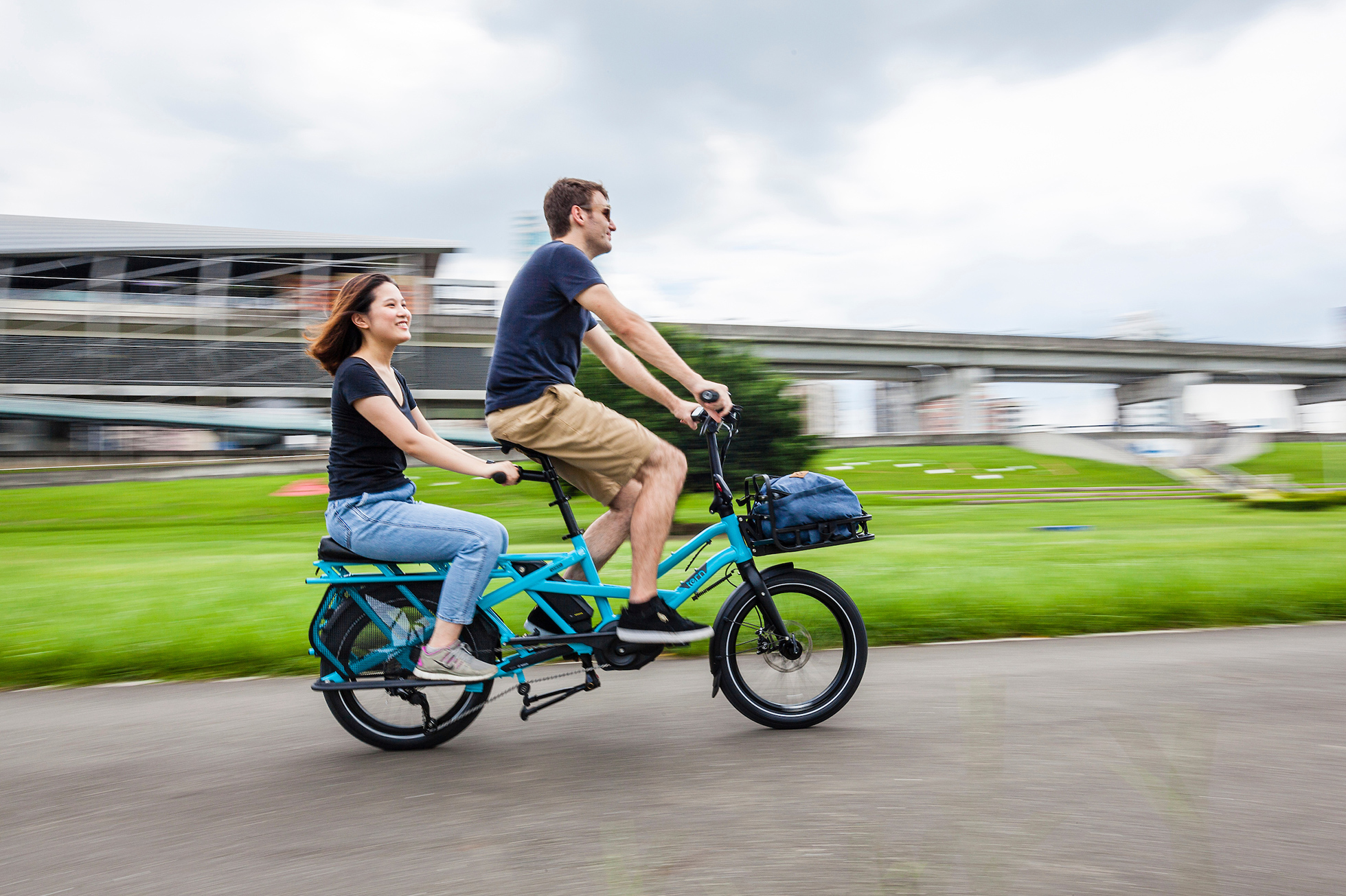 bicycle with passenger seat