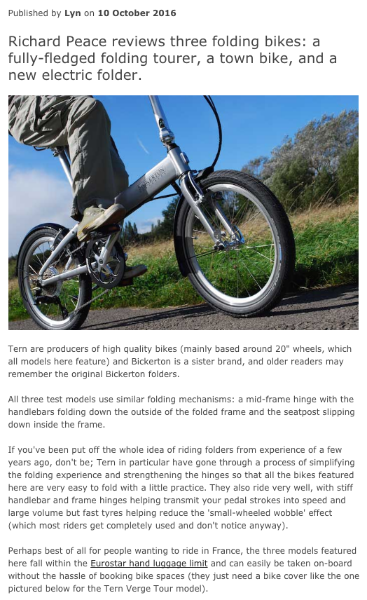bickerton electric bike