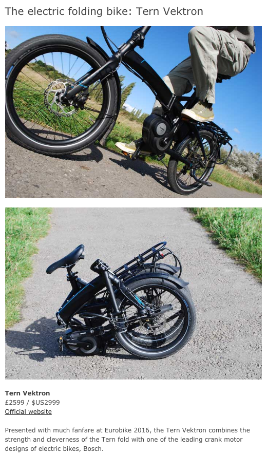 Folding bikes review (Vektron S10) Tern Bicycles