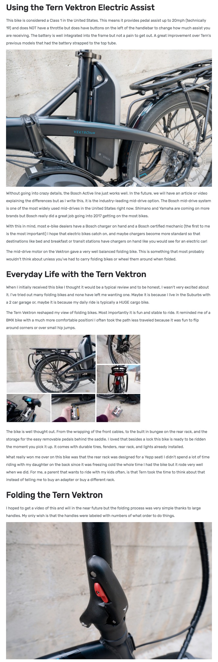 electric bike comparison 2018