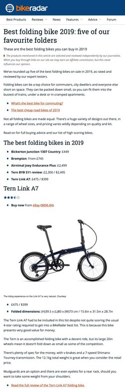 folding bikes 2019