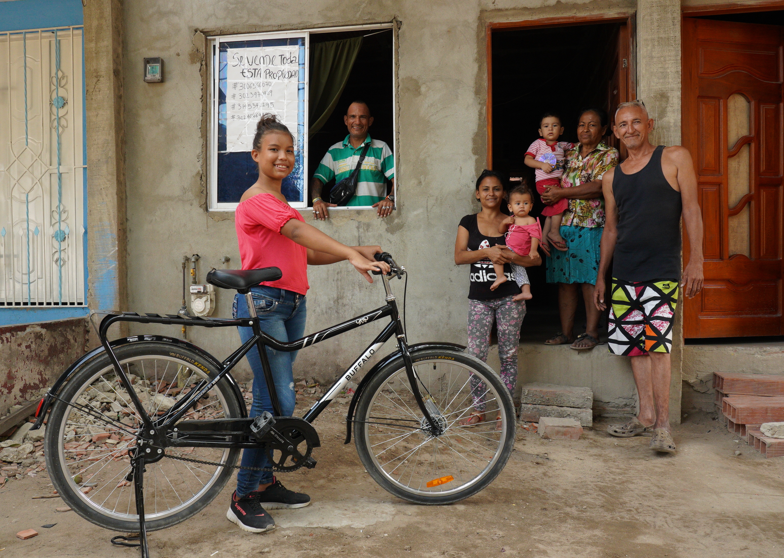 A Buffalo Bicycle recipient in Colombia. Photo: World Bicycle Relief