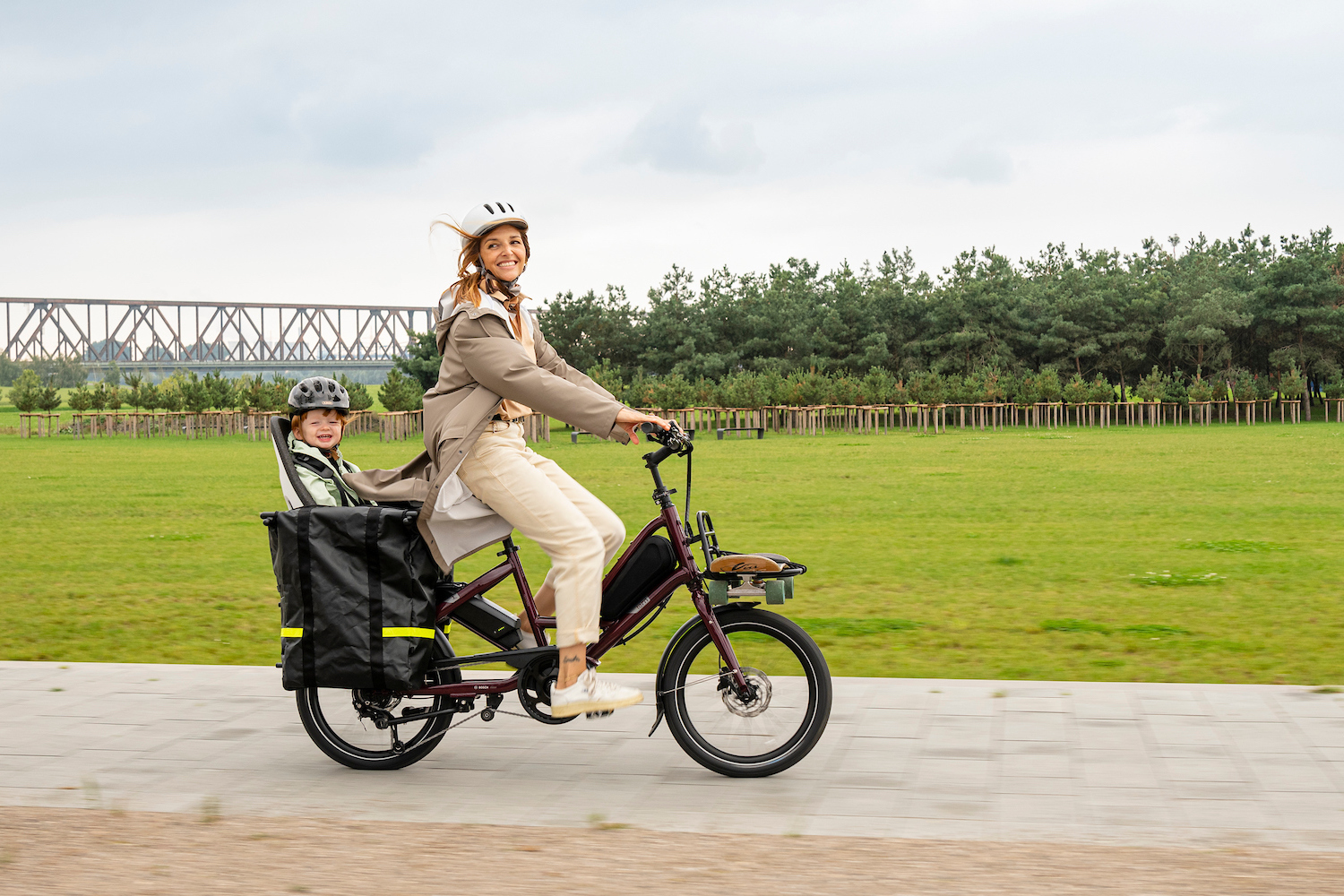 The Tern Quick Haul electric cargo bike