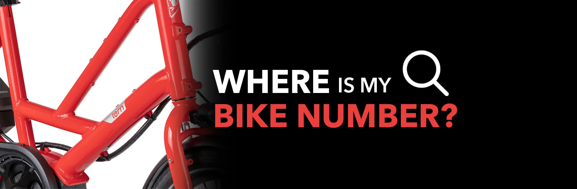 Where is the Bike Number on Tern Bikes