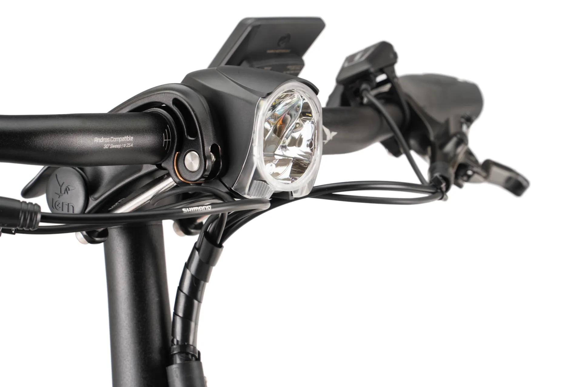 Integrated Valo headlight on the Tern HSD P5i Gen 2