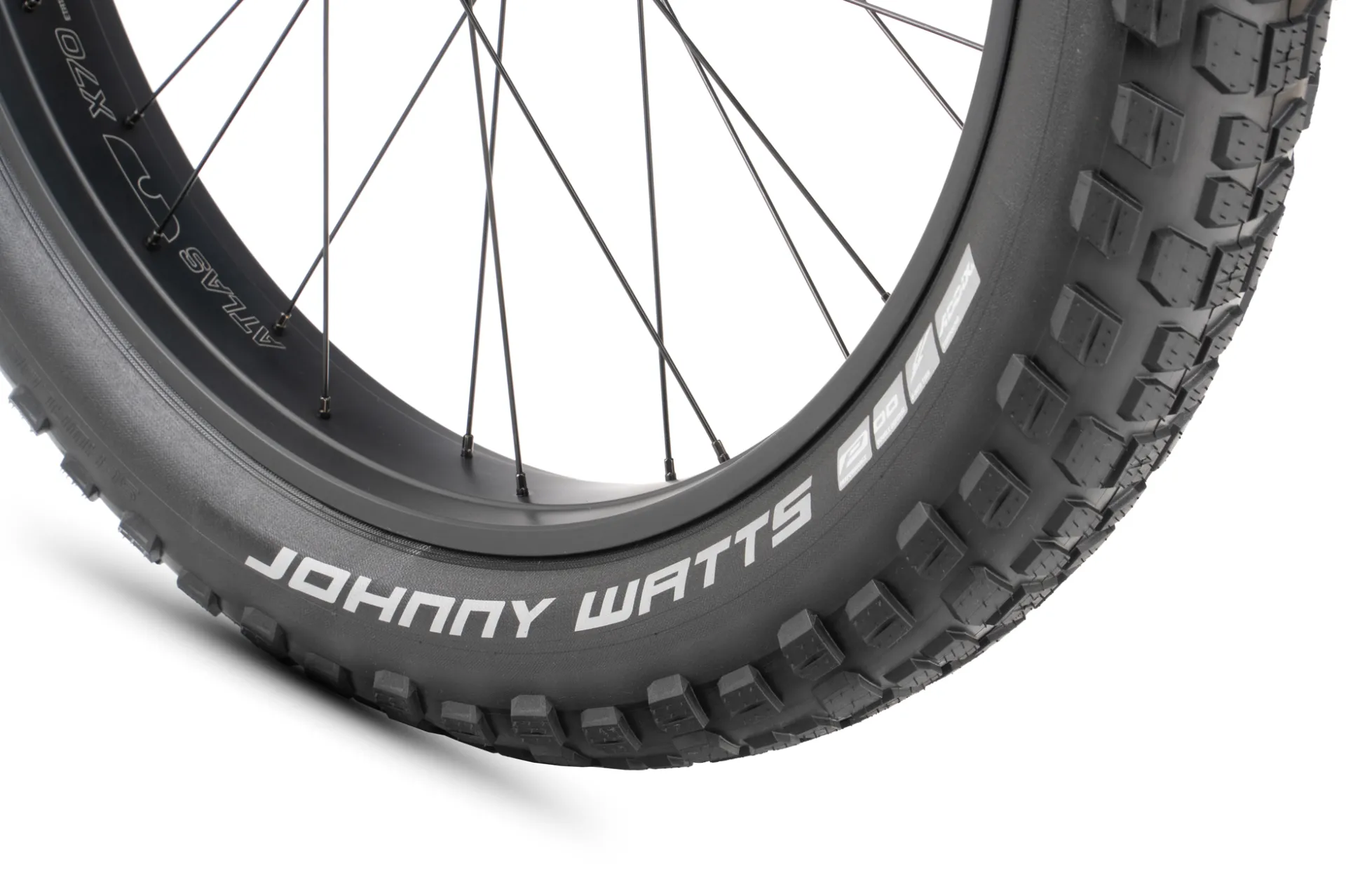Schwalbe Johnny Watts fat tyre on the Tern Orox R14