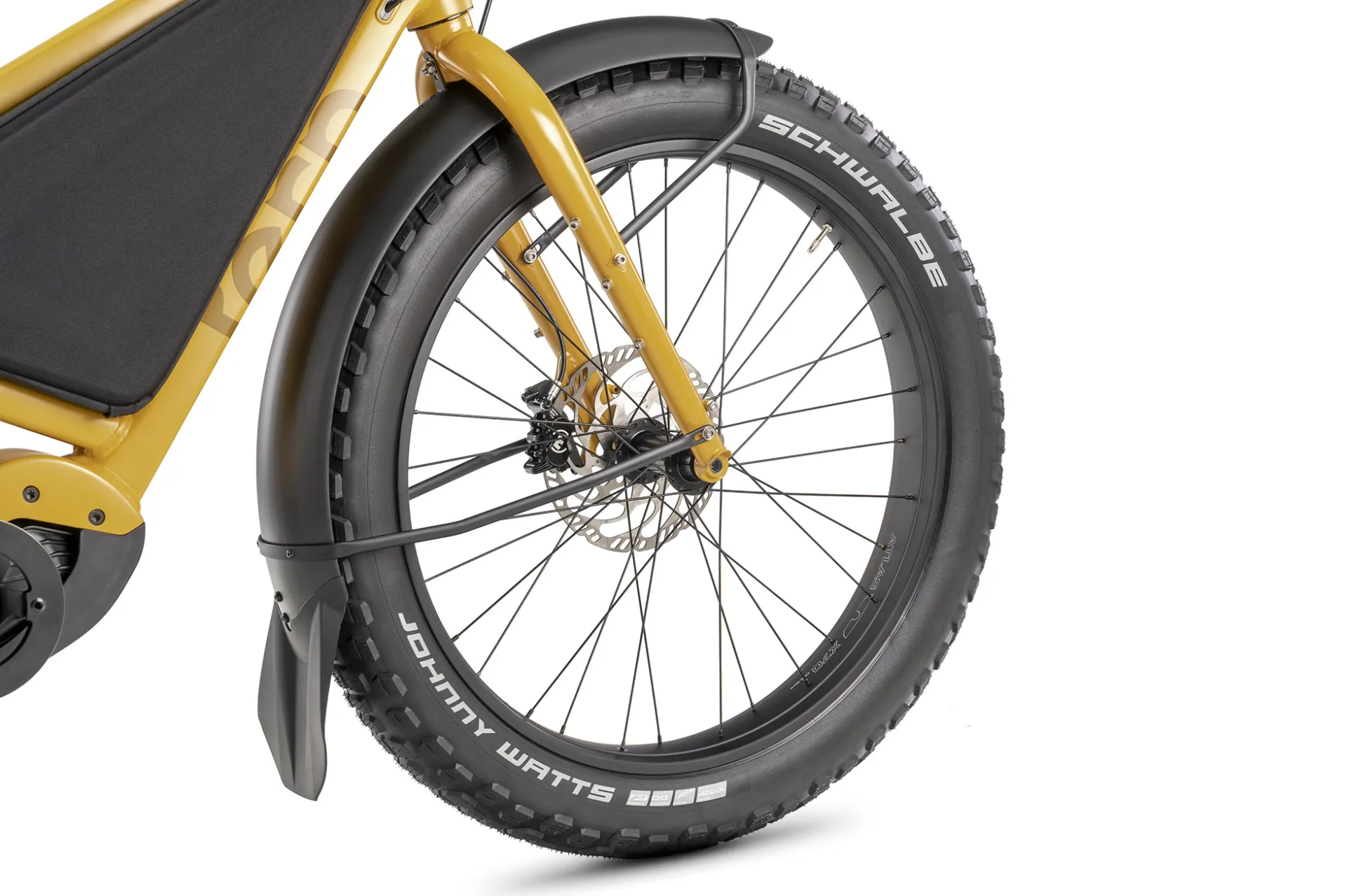 Schwalbe Johnny Watts fat tyre on the Tern Orox S12
