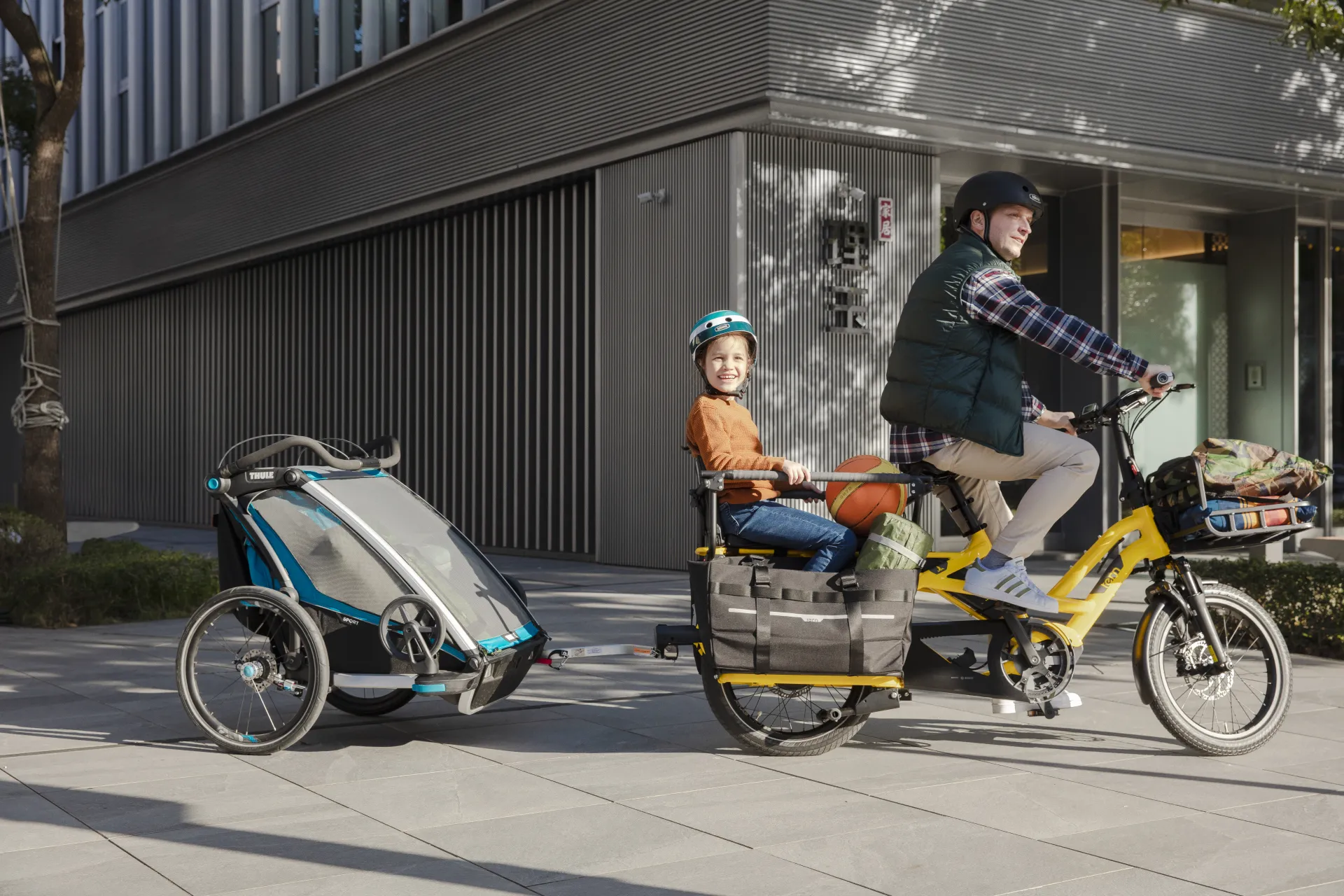 Tow a Bike Trailer with a Tern Cargo Bike Tern Bicycles