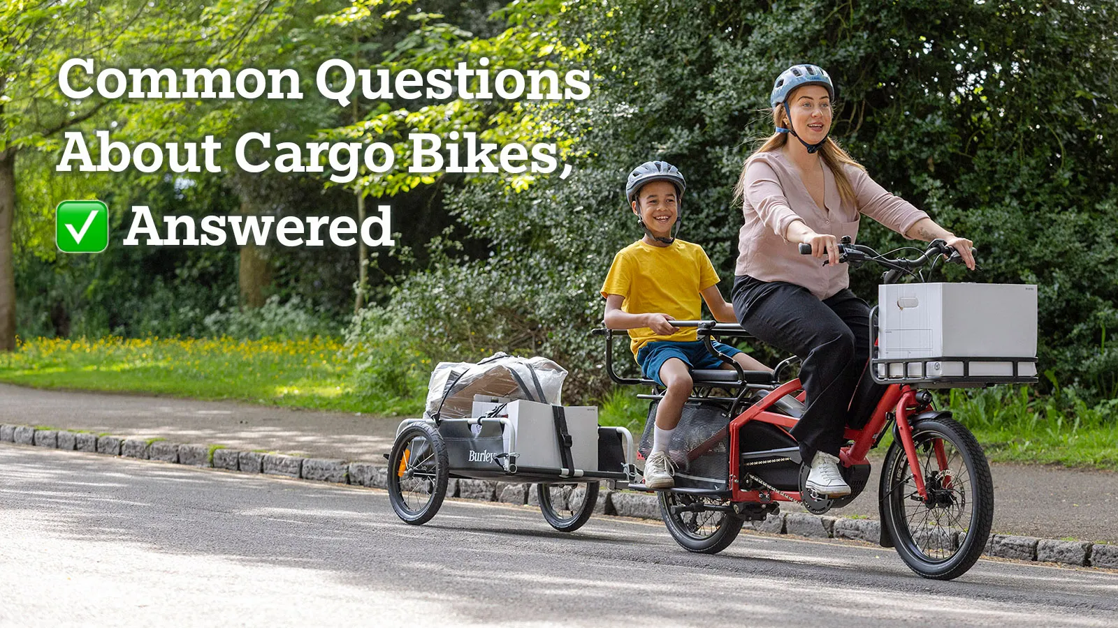 cargo bike with trailer