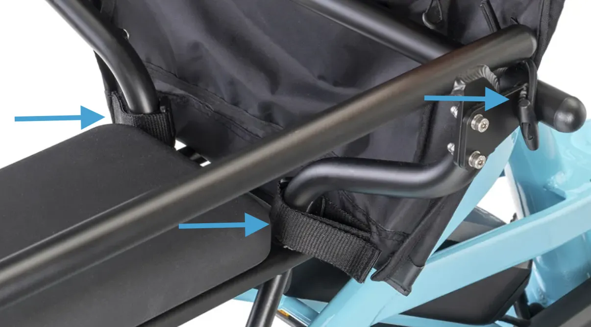 Sun Shield front straps and loop on Clubhouse