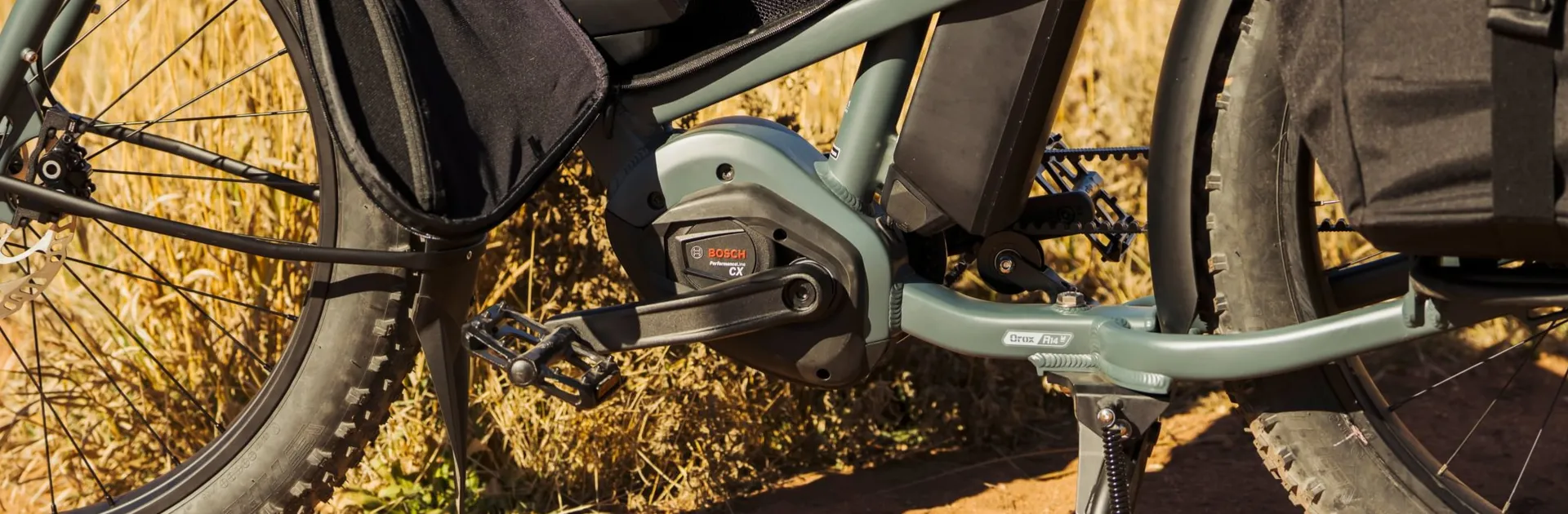 Tern Orox adventure cargo ebike crankset