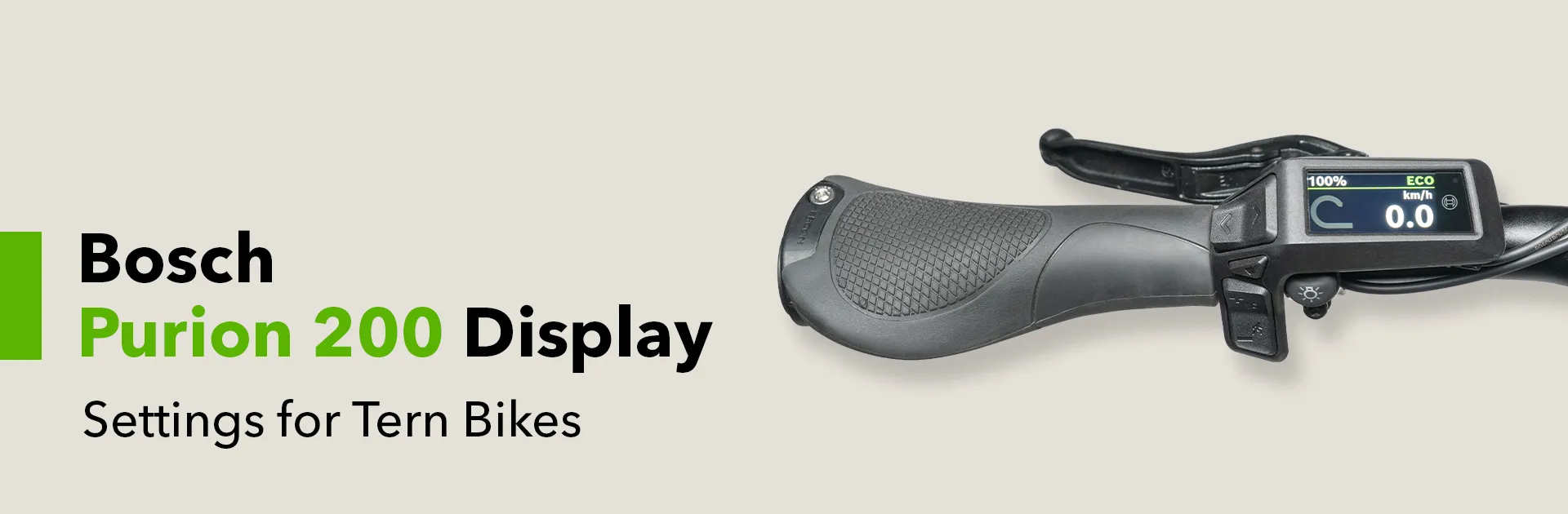 Bosch Purion 200 ebike display for Tern electric bikes