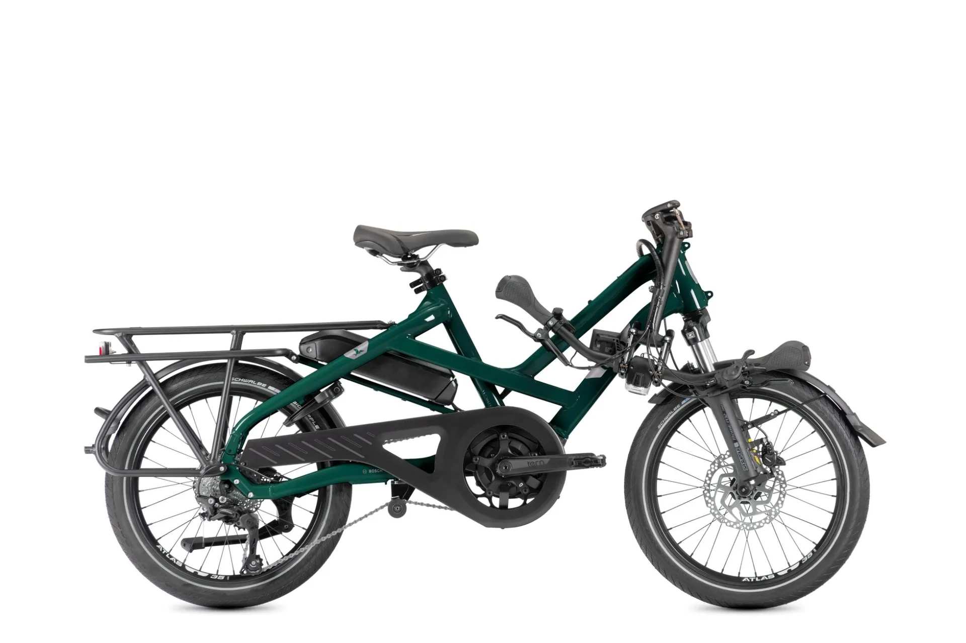 Tern HSD P10 in blue green folded for storage