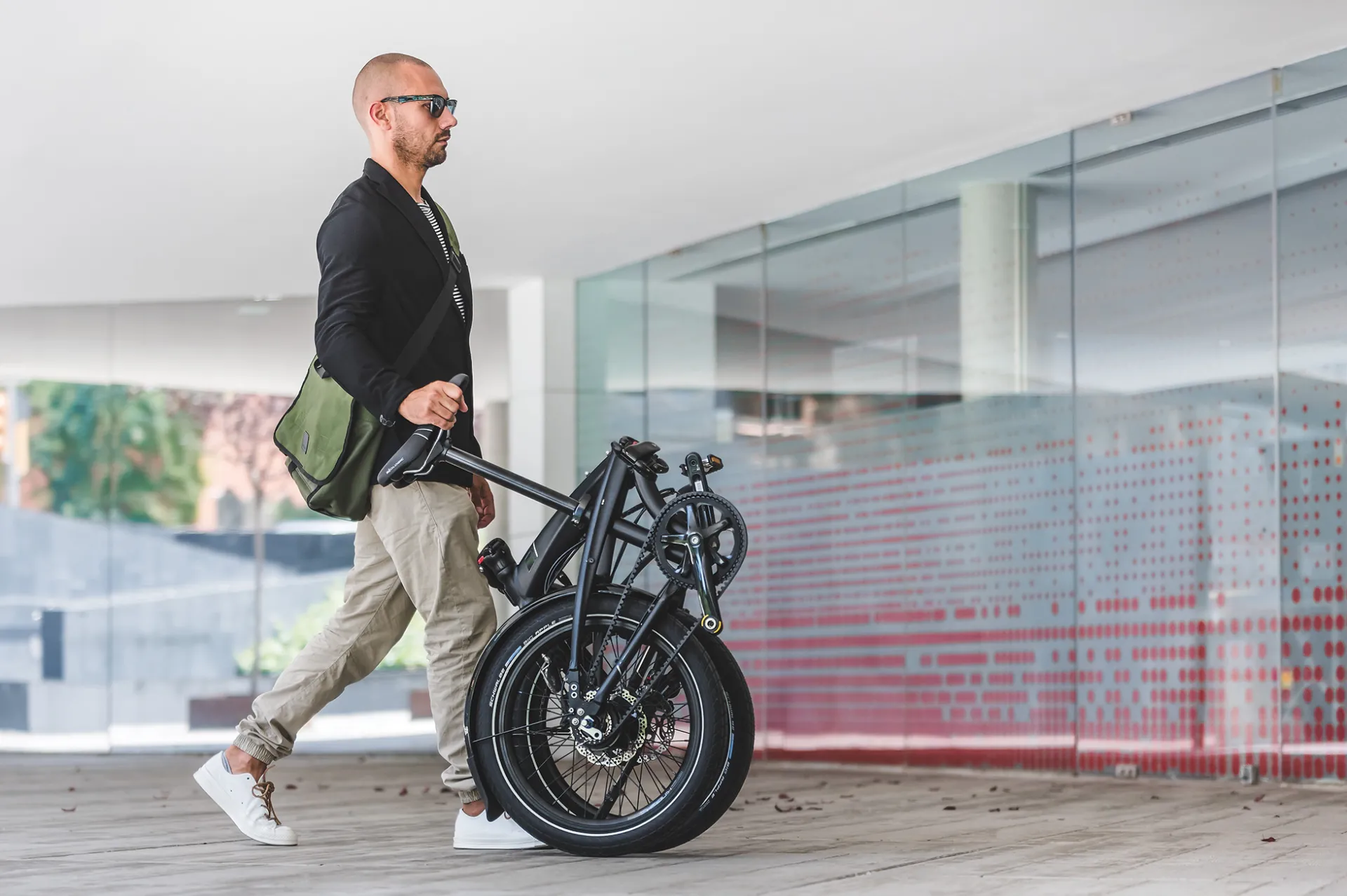 Velo pliant courroie deals
