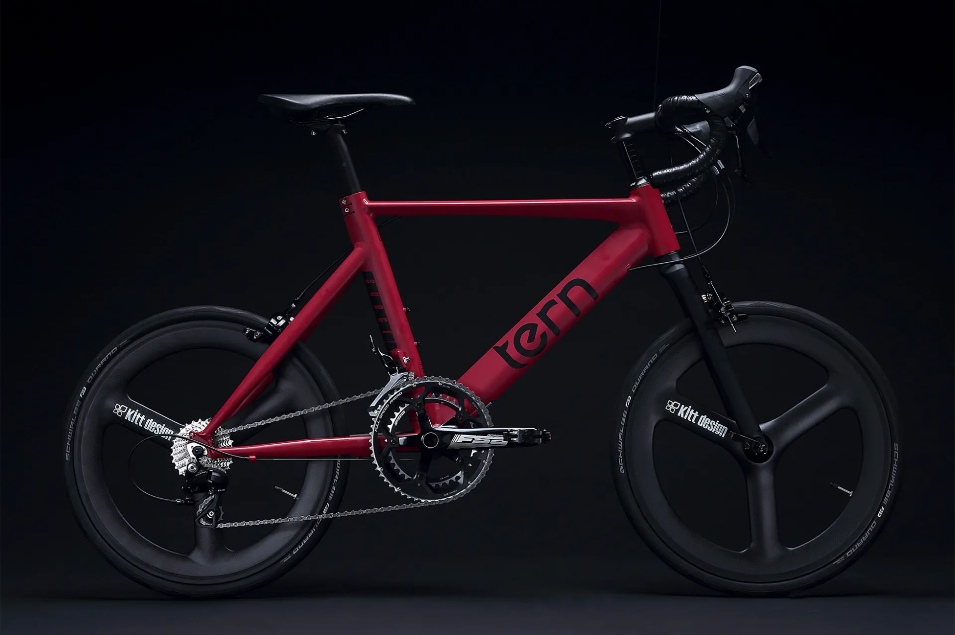 Kitt design Carbon Tri-spoke 車輪| Tern Bicycles