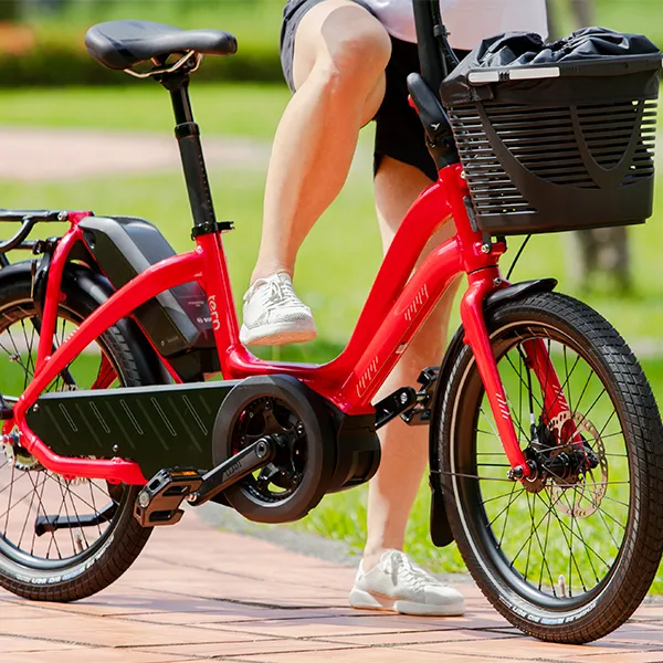 Ultra low set over electric bike