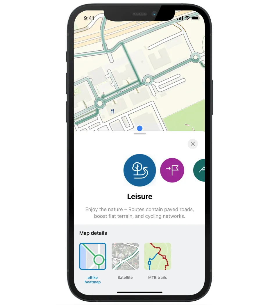eBike Flow App Leisure