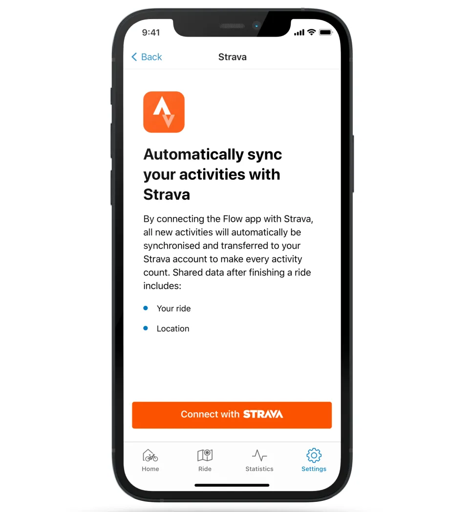 eBike Flow App Strava