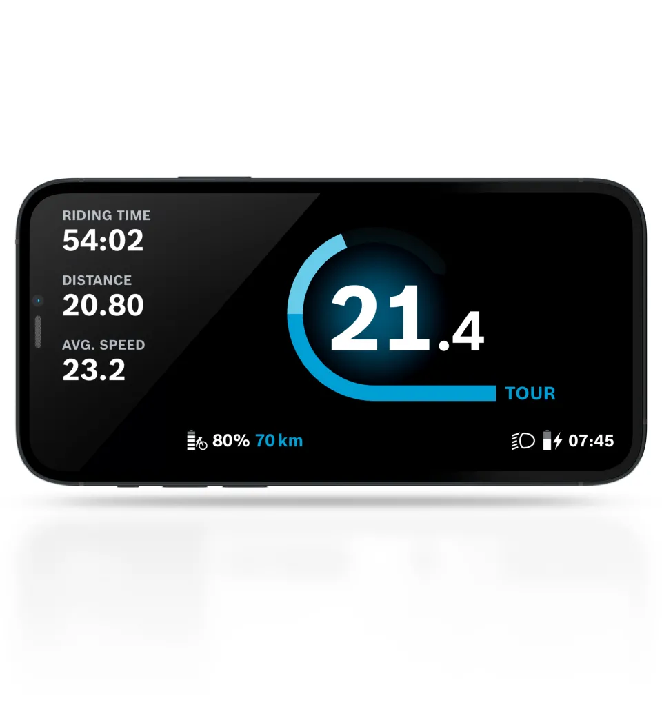 eBike Flow App Ride Screen