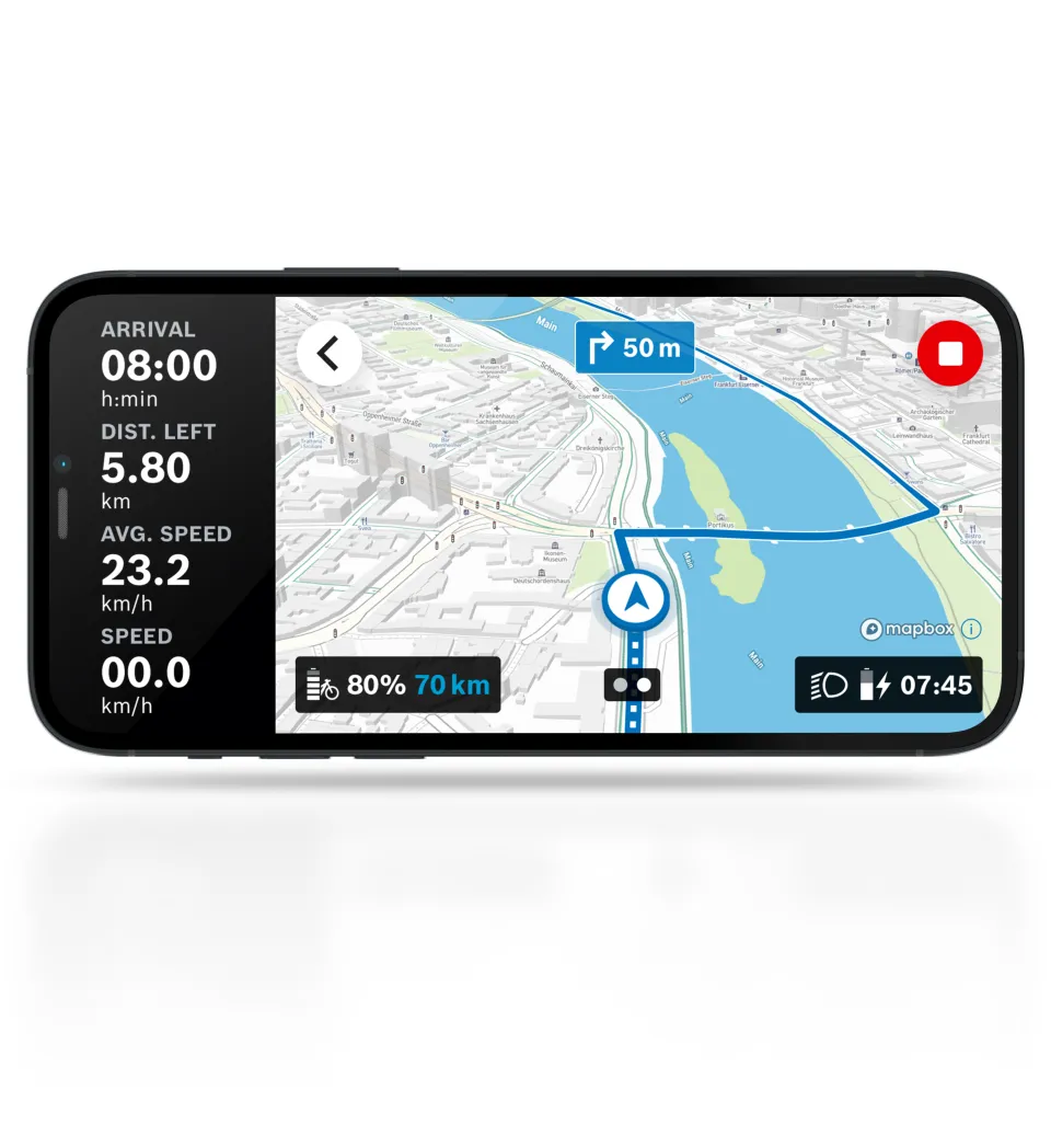 eBike Flow App Navigation