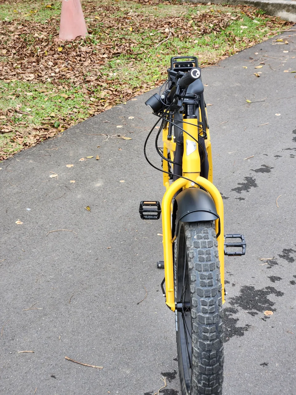 Orox handlebar parallel to bike