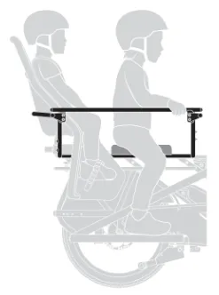 Clubhouse Gen 3 Compatibility with 1 child seat and 1 seat pad