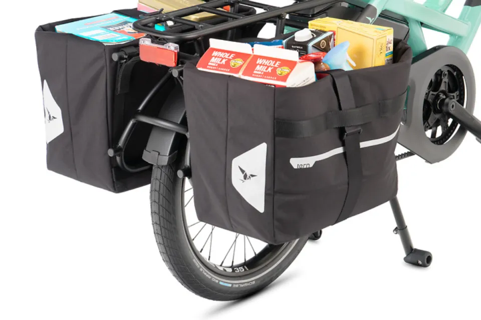 Waterproof Cargo Hold 37 Panniers bike bags for Tern cargo bikes