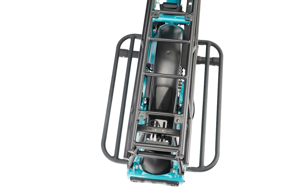 Stow Decks side decks for passenger foot support and cargo support on Tern cargo bikes.