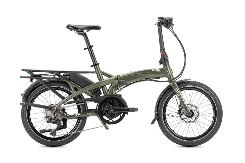 Tern Vektron S10 is a compact, high-performance folding ebike designed for daily commuting, with Bosch power and effortless versatility.