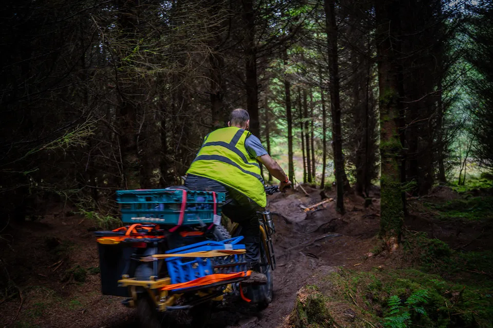 buihdling trails with the Orox