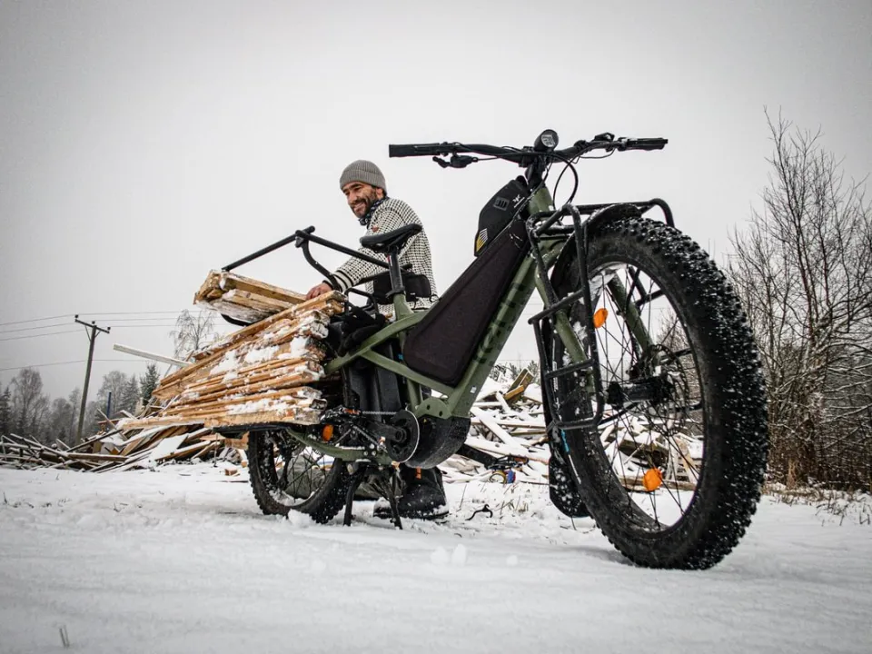 Orox winter riding in Norway with Markus Stitz