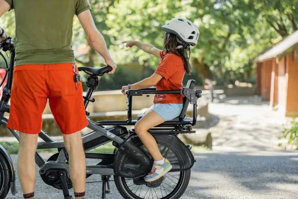 Clubhouse Mini Gen 2 with seat pads on HSD Gen 3 ebike