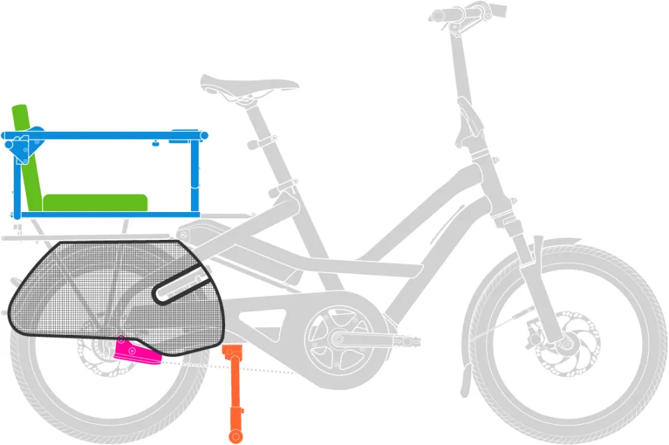 tern hsd gen 3 electric cargo bike passenger setup for 1 big kid