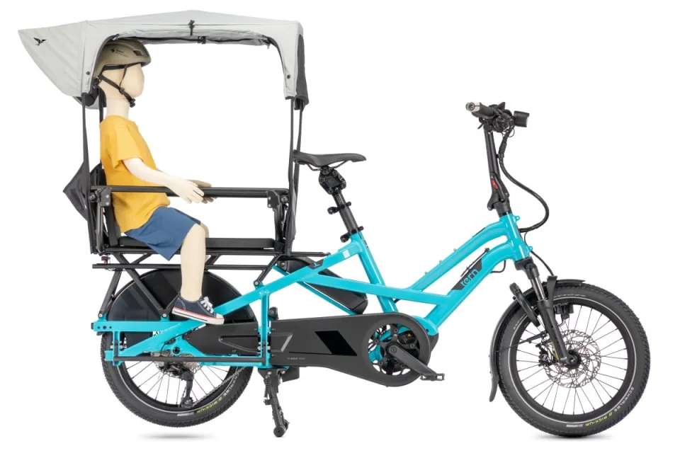 Sun Shield on GSD Gen 3 cargo bike