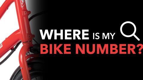 Where is the Bike Number on Tern Bikes